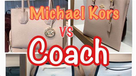 is coach better than michael kors